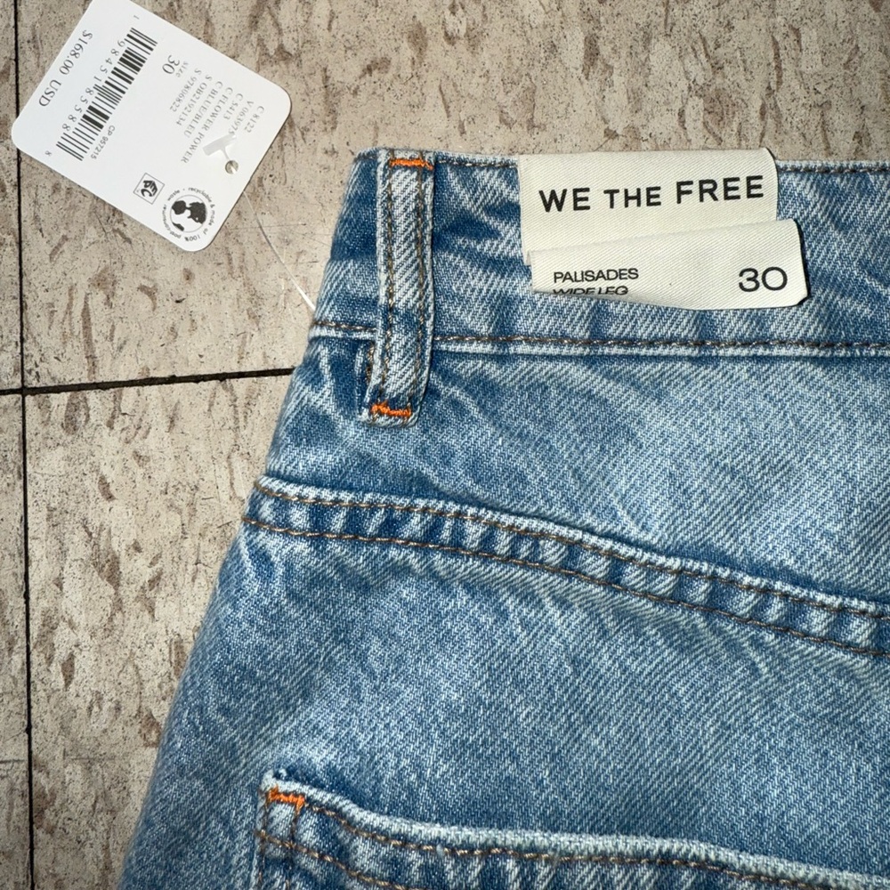 Free People Palisades Wide Leg Jeans - Picture 6 of 9